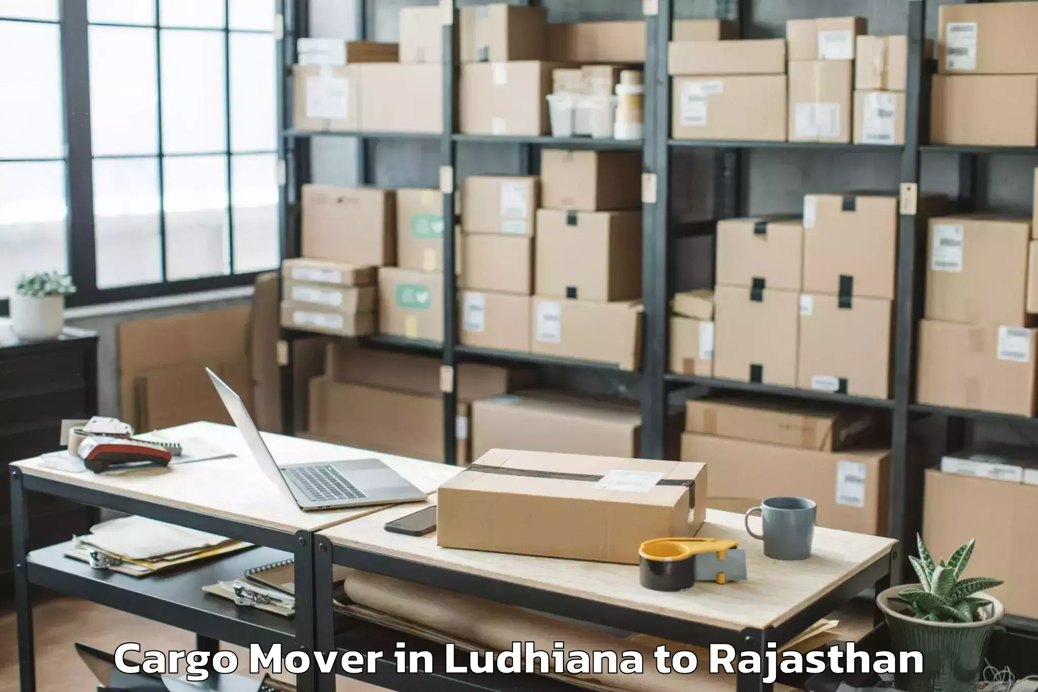 Affordable Ludhiana to Mewar University Chittorgarh Cargo Mover